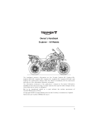 Triumph Tiger Expolorer 1200 - Owners Handbook EN 20151